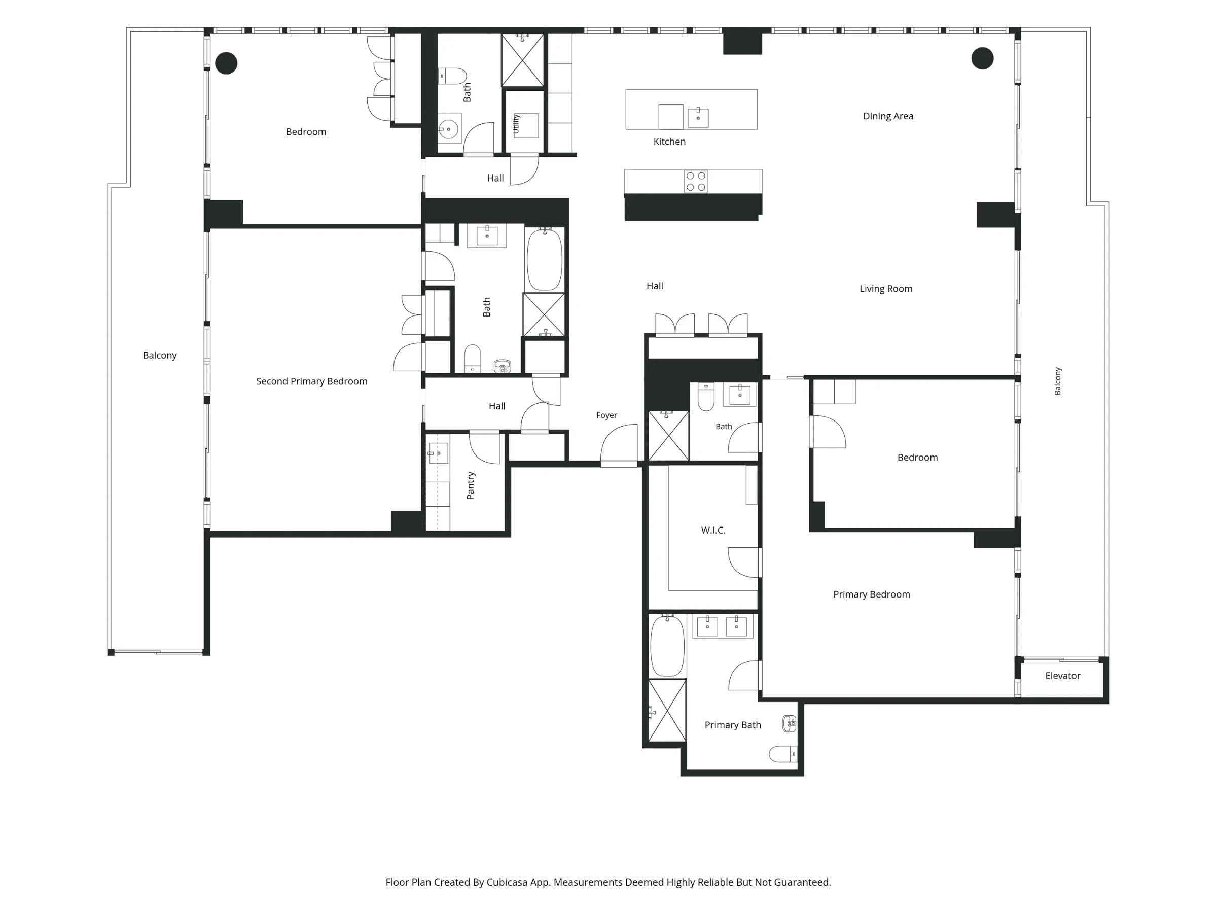 Floor plan of LPH02 without dimensions